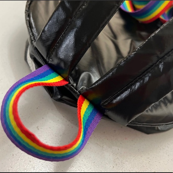 Madden Girl Plastic - Shiny - Parachute Backpack - Picture 7 of 12